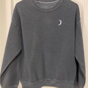 Gray Sweatshirt with Moon phases 🌖🌗🌘🌑🌒🌓🌔